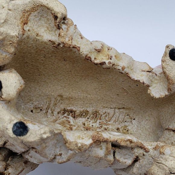 Almazetta Casey Vintage Beige Westie Terrier Snoodle Dog Clay Sculpture-Signed! - Picture 14 of 14